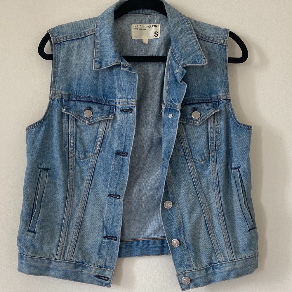 Rag & Bone/JEAN Denim Vest